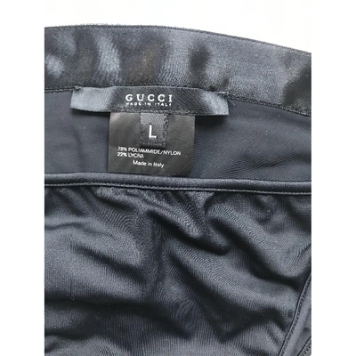 Pre-owned Gucci Two-piece Swimsuit In Black