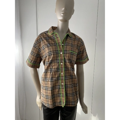 Pre-owned Burberry Shirt In Beige