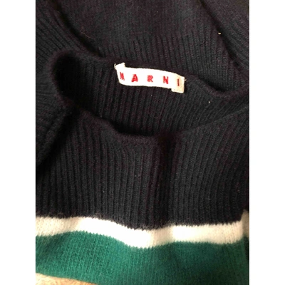 Pre-owned Marni Wool Jumper In Blue