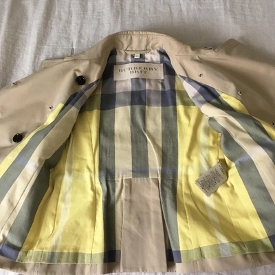 Pre-owned Burberry Trench Coat In Beige