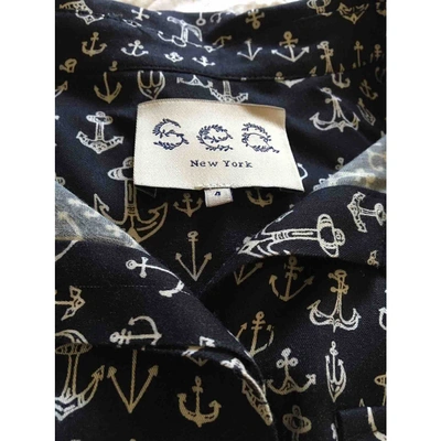 Pre-owned Sea New York Navy Cotton  Top