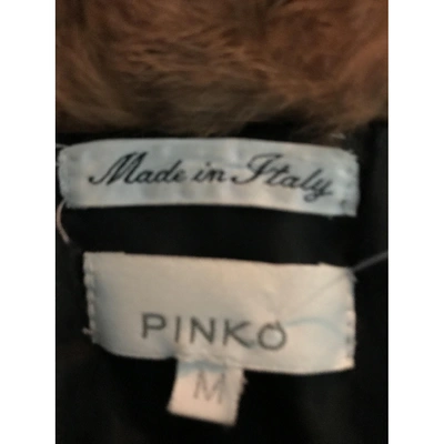 Pre-owned Pinko Biker Jacket In Black