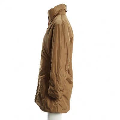 Pre-owned Prada Coat In Khaki