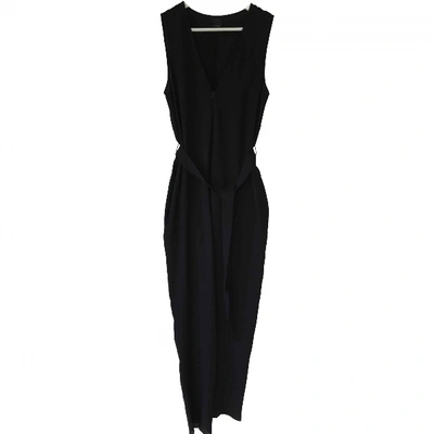 Pre-owned Pinko Black Cotton Jumpsuit