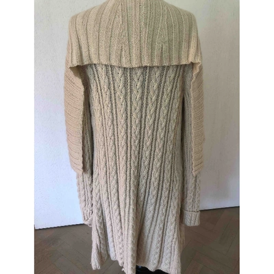 Pre-owned Catherine Malandrino Beige Wool Coat