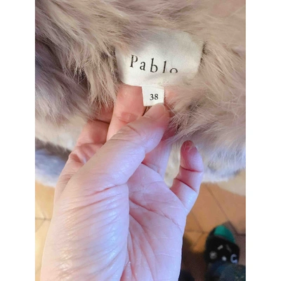 Pre-owned Pablo Rabbit Coat