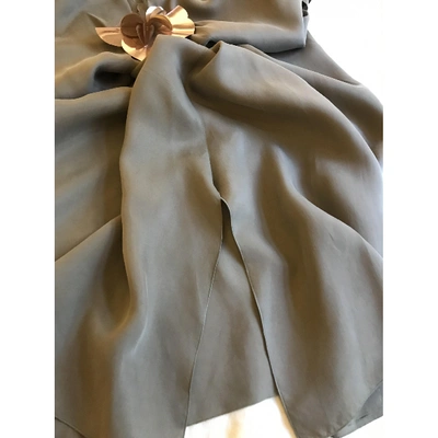 Pre-owned Lanvin Mid-length Dress In Grey