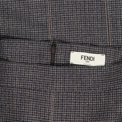Pre-owned Fendi Wool Mid-length Skirt In Brown