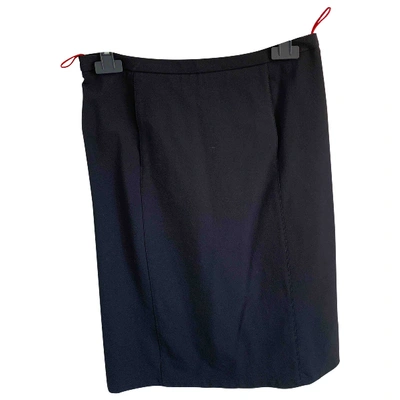 Pre-owned Prada Mid-length Skirt In Black