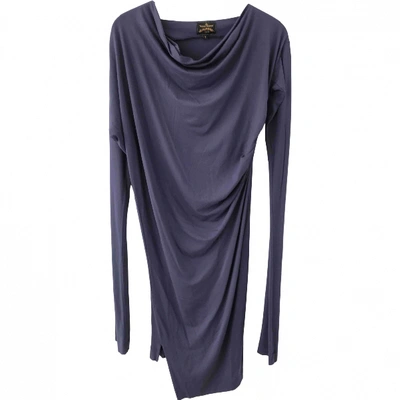Pre-owned Vivienne Westwood Mid-length Dress In Blue