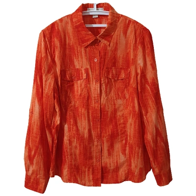 Pre-owned Michael Kors Shirt In Orange