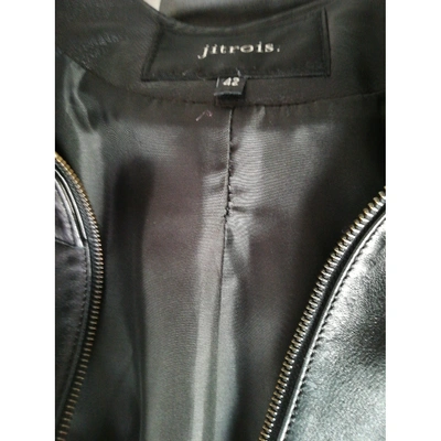 Pre-owned Jitrois Black Leather Leather Jacket