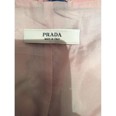 Pre-owned Prada Multicolour Silk Trench Coat