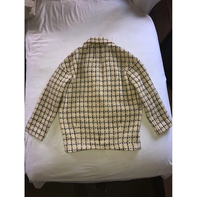 Pre-owned Isabel Marant Wool Cardi Coat In Beige