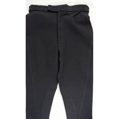 Pre-owned Harrods Black Trousers