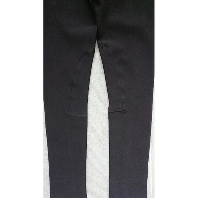 Pre-owned Harrods Black Trousers