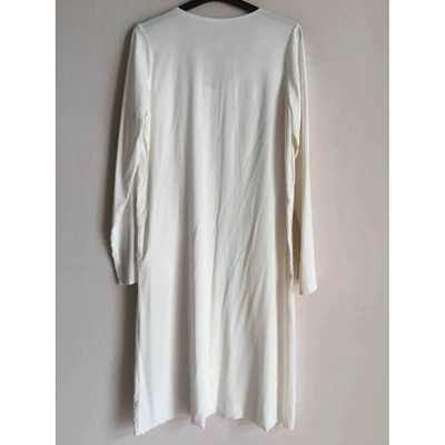 Pre-owned Kristensen Du Nord White Silk Dress