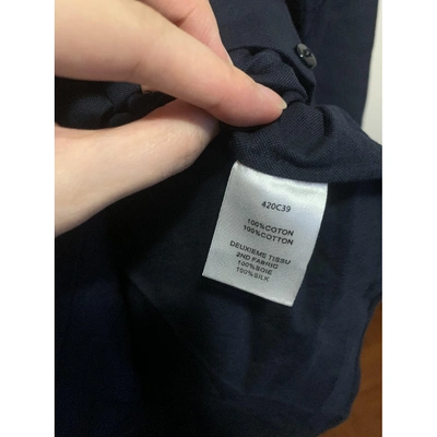 Pre-owned Carven Shirt In Navy