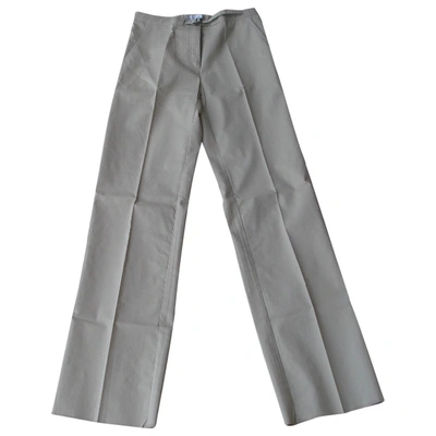 Pre-owned Iro Straight Pants In Beige