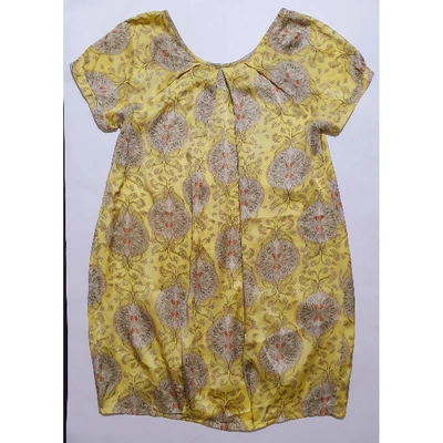 Pre-owned Baum Und Pferdgarten Silk Mini Dress In Multicolour