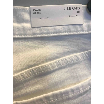 Pre-owned J Brand White Cotton Jeans