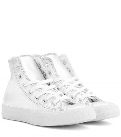 Converse Women's Chuck Taylor 1970s All Star High-top Sneakers In White In Silver