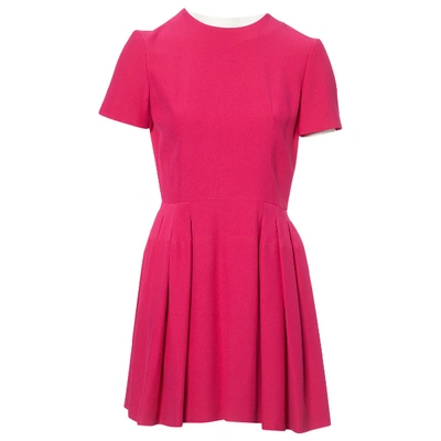 Pre-owned Alexander Mcqueen Mini Dress In Pink