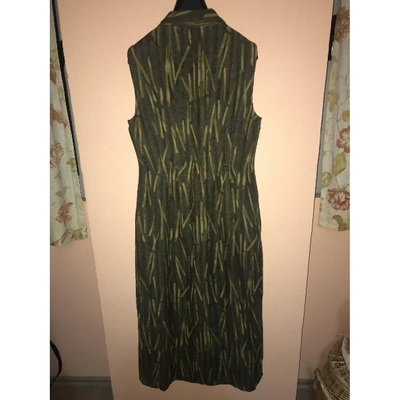Pre-owned Marella Maxi Dress In Green