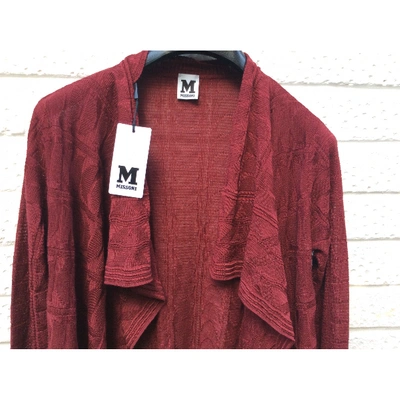 Pre-owned M Missoni Burgundy Viscose Knitwear
