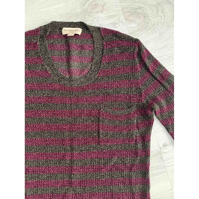 Pre-owned Burberry Silk Jumper In Other