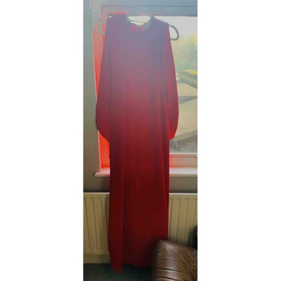Pre-owned Merchant Archive Red Wool Dress