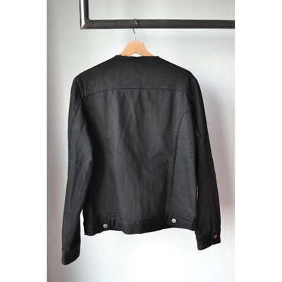 Pre-owned Eve Denim Jacket In Black
