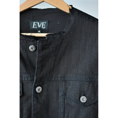 Pre-owned Eve Denim Jacket In Black