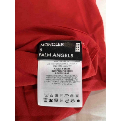Pre-owned Palm Angels Red Cotton Top