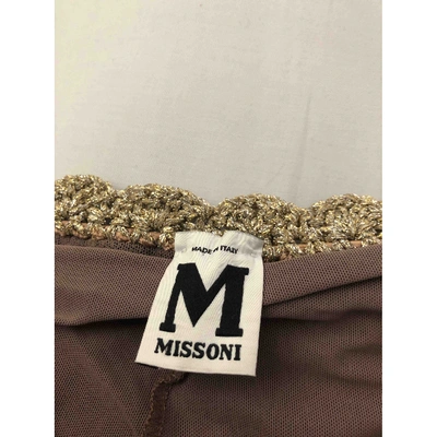 Pre-owned M Missoni Brown Cotton Shorts