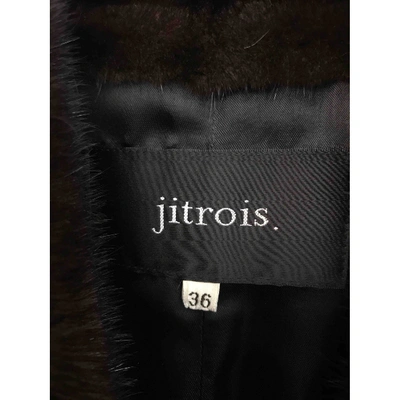 Pre-owned Jitrois Brown Mink Coat