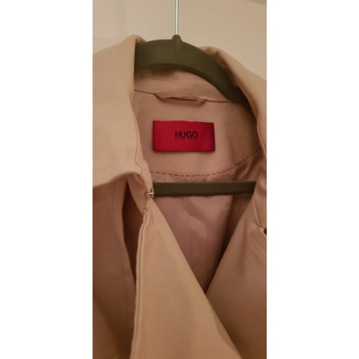 Pre-owned Hugo Boss Beige Cotton Trench Coat