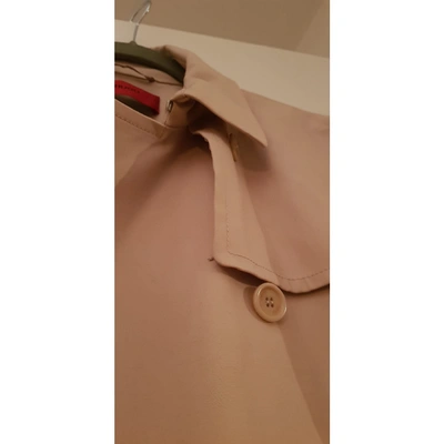 Pre-owned Hugo Boss Beige Cotton Trench Coat