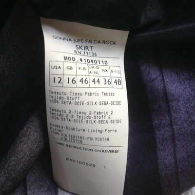 Pre-owned Max Mara Silk Mid-length Skirt In Multicolour