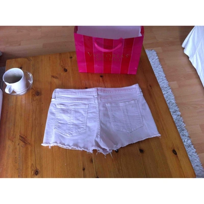 Pre-owned Rag & Bone Pink Cotton - Elasthane Shorts
