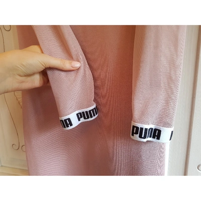 Pre-owned Puma Pink Cotton Dress