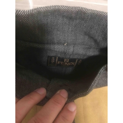 Pre-owned Fendi Wool Short Vest In Beige