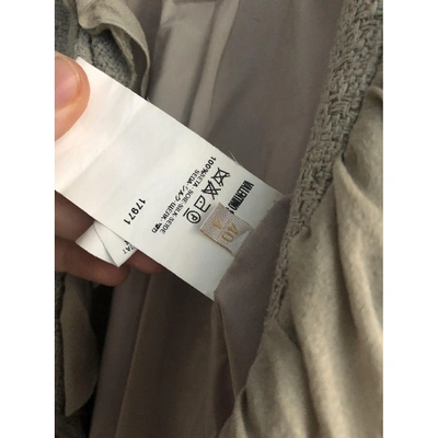 Pre-owned Valentino Silk Short Vest In Beige