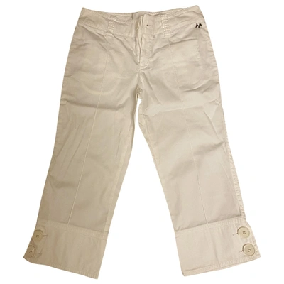 Pre-owned Burberry Short Pants In White