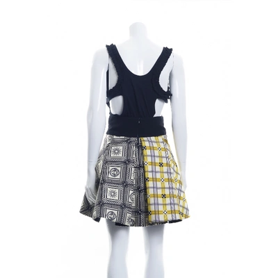 Pre-owned Fausto Puglisi Silk Mini Skirt In Multicolour
