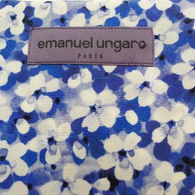 Pre-owned Emanuel Ungaro Silk Vest In Blue