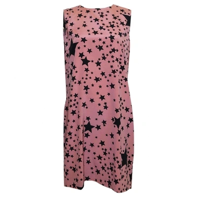 Pre-owned Dolce & Gabbana Pink Silk Dress