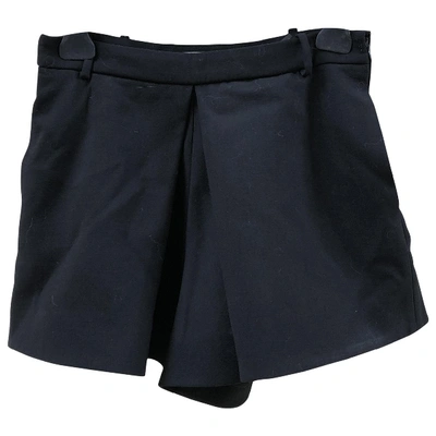 Pre-owned Balenciaga Black Wool Shorts