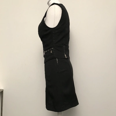 Pre-owned Pierre Balmain Mini Dress In Black