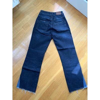 Pre-owned Anine Bing Spring Summer 2020 Blue Cotton - Elasthane Jeans